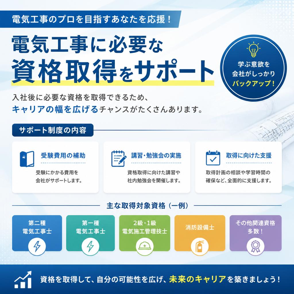 資格取得を応援します