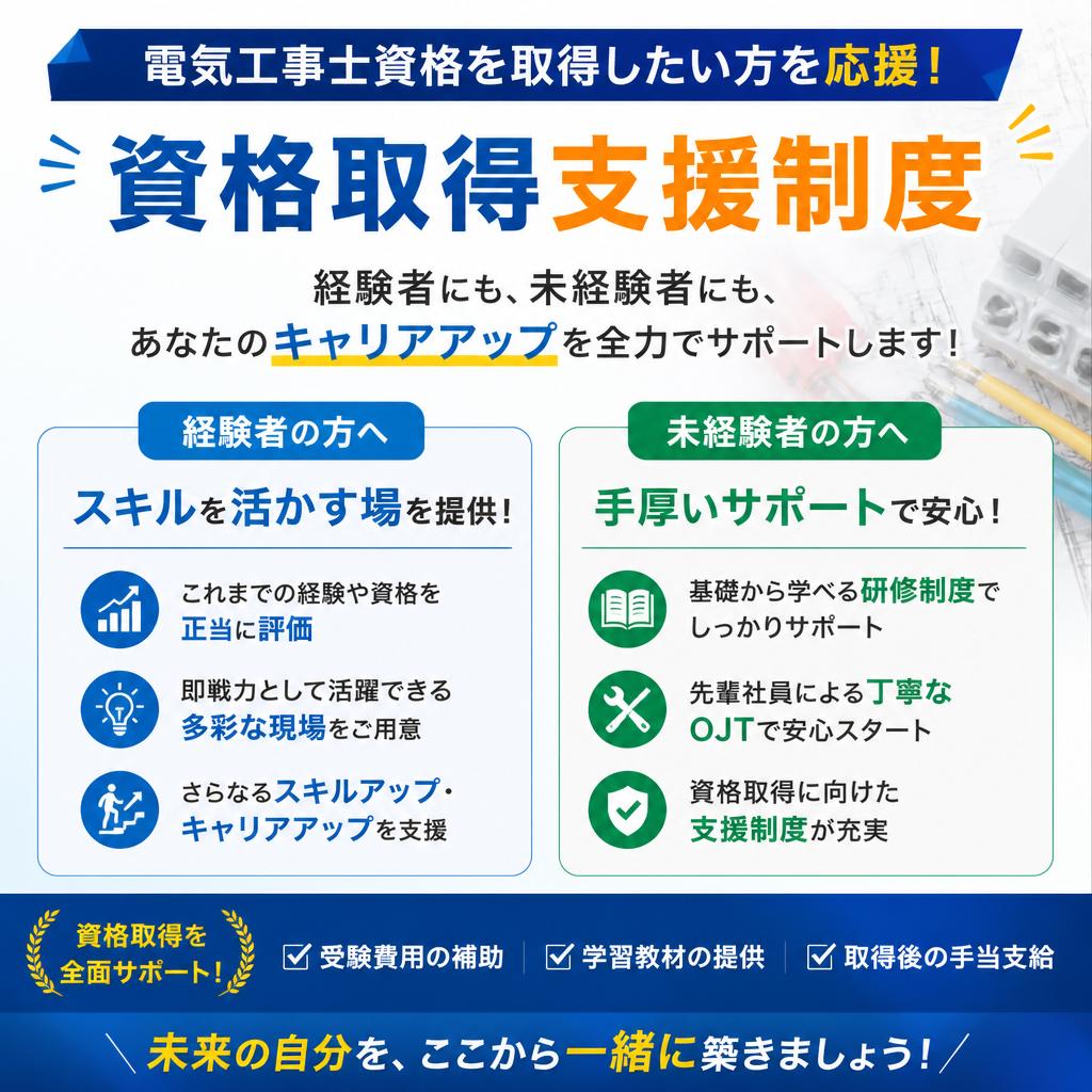 資格取得を目指すサポート体制