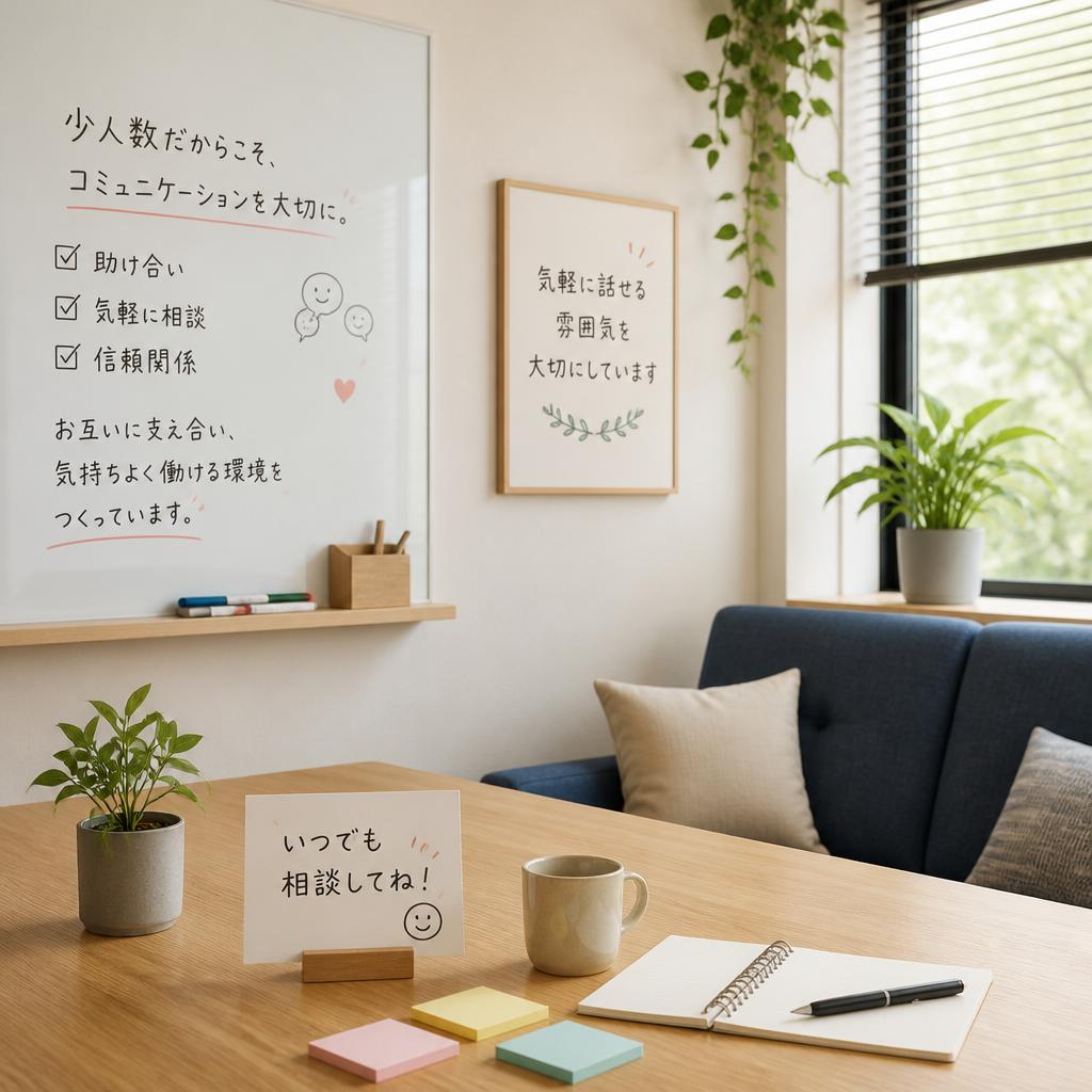 チームでつながる職場の雰囲気