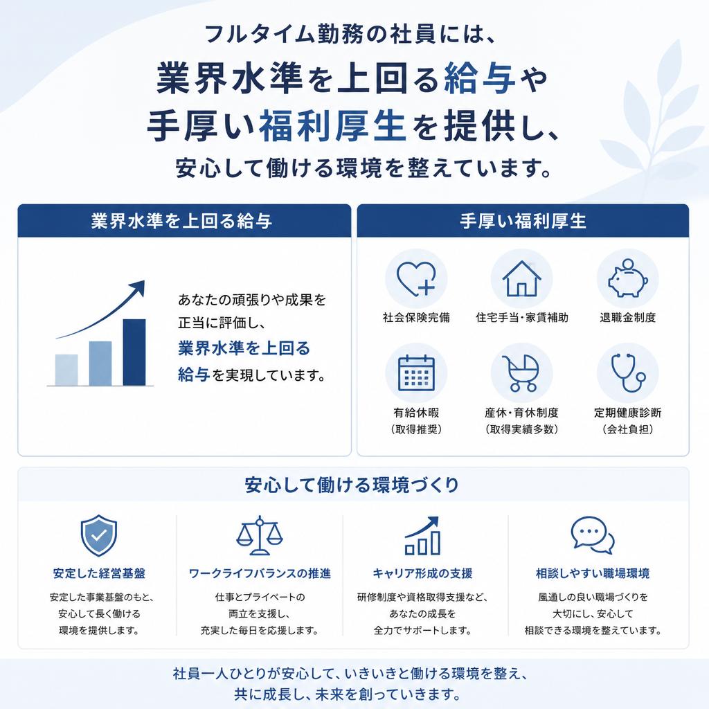 3. 高待遇と福利厚生