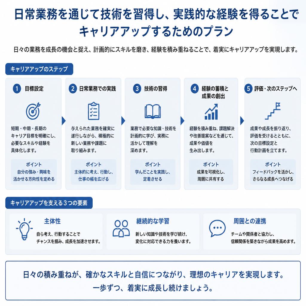 働きながら専門知識を身につける!