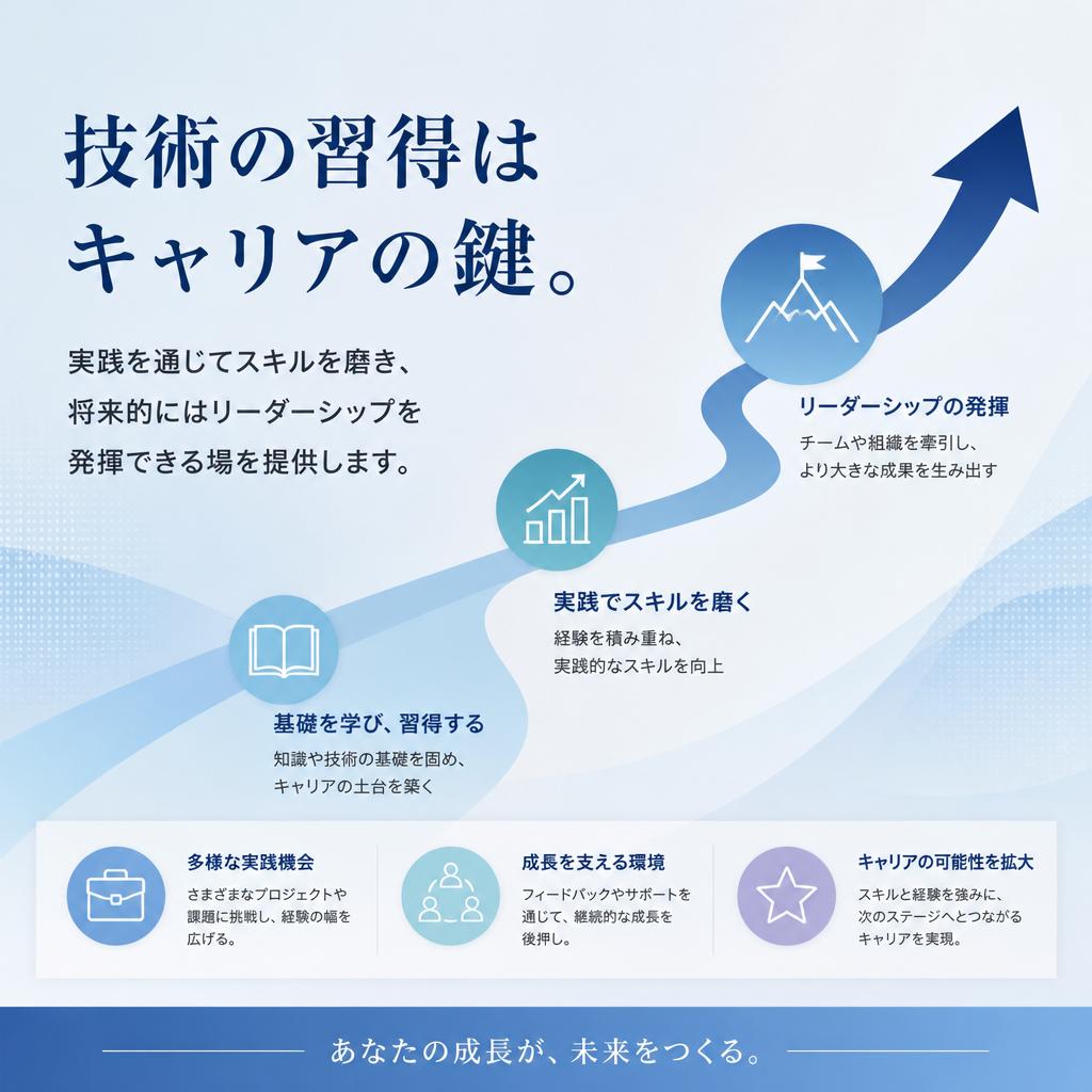 技術習得でキャリアを築く