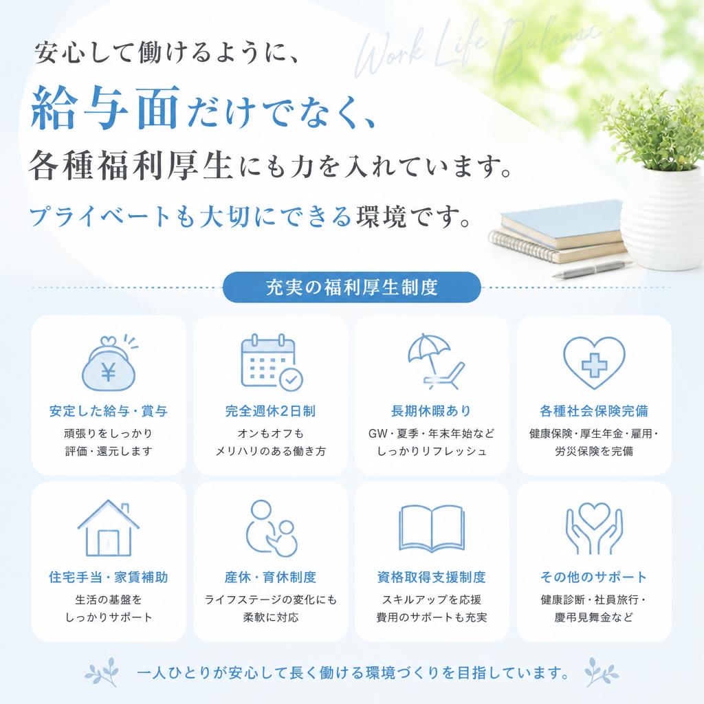 福利厚生が充実