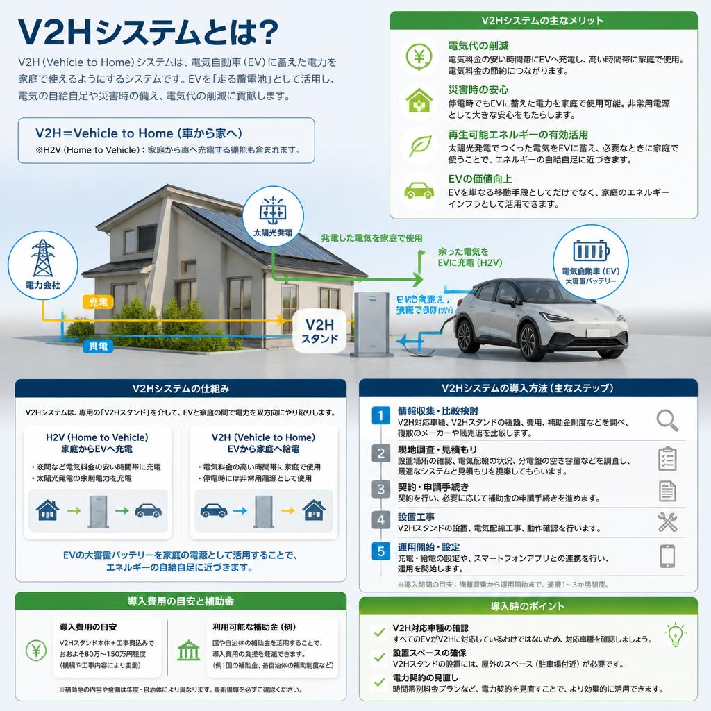 V2Hシステムの導入