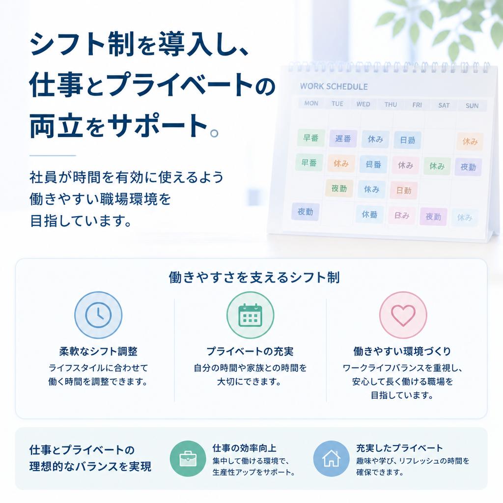 ワークライフバランスを実現