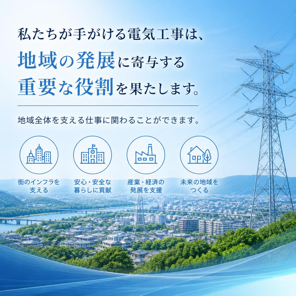 地域貢献へ繋がる仕事