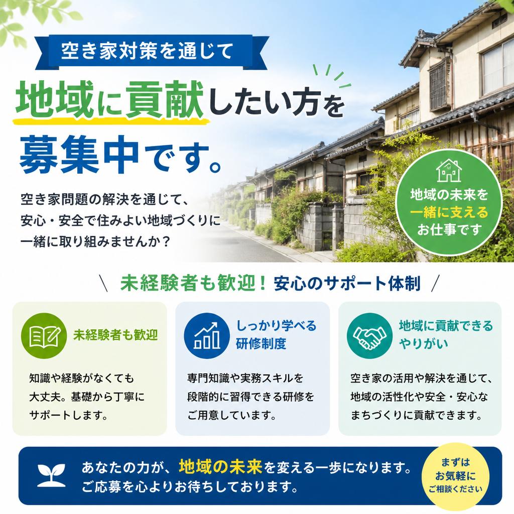 求人情報：共に地域課題を解決する仲間を募集！