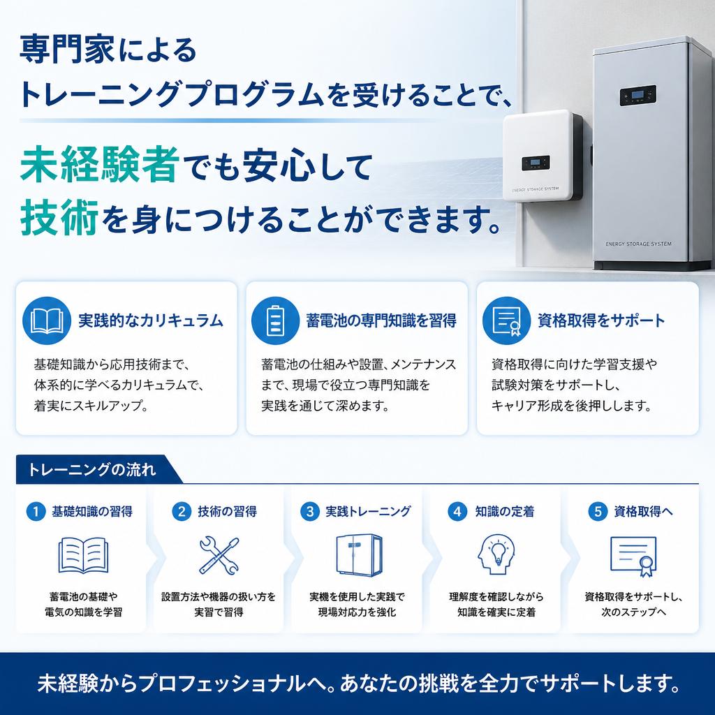充実のスキルアップトレーニング