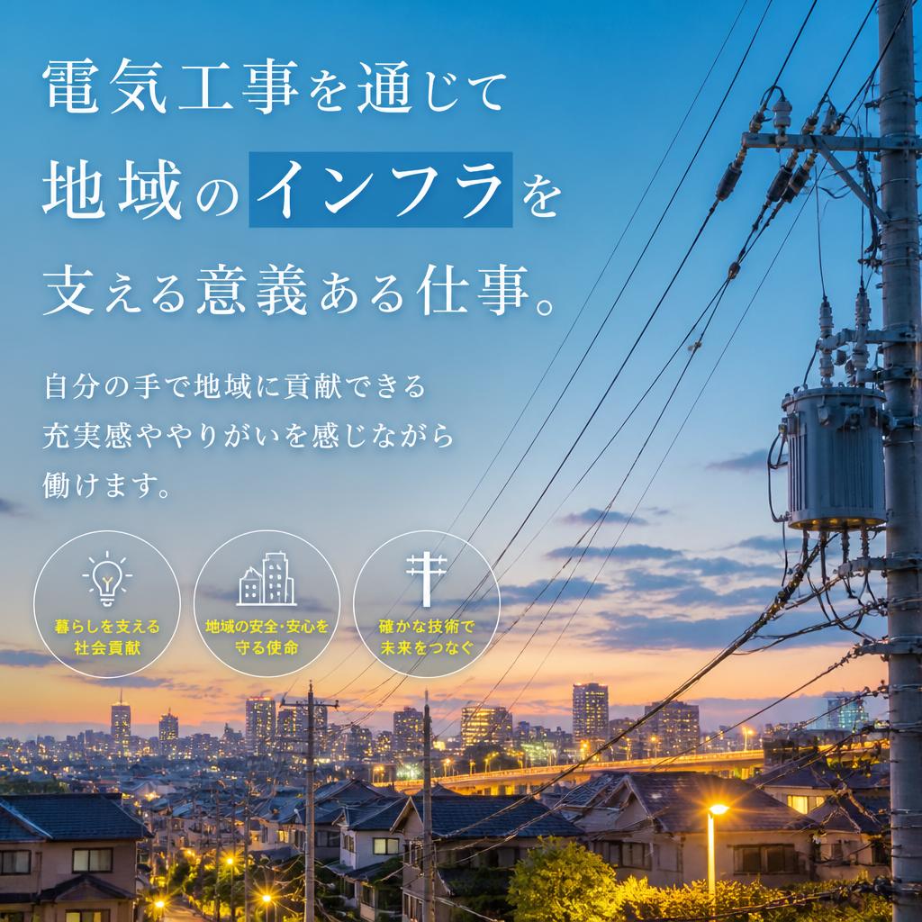 地域貢献を実感できる仕事