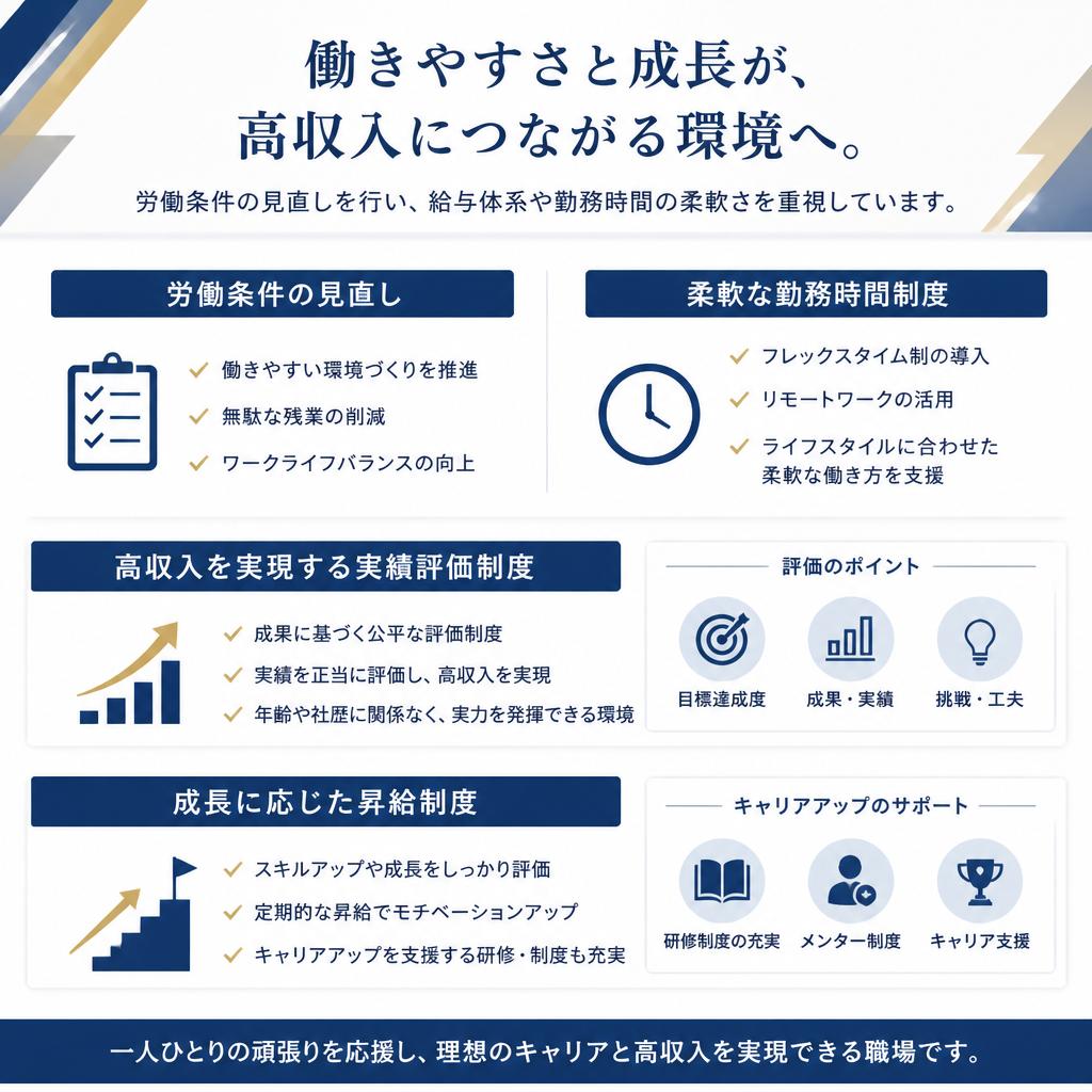 優れた労働条件