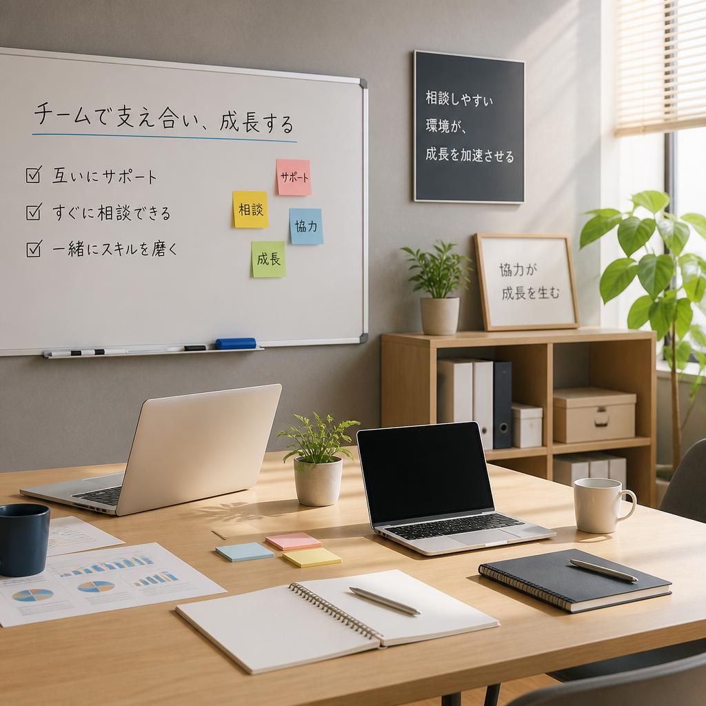 チームワークを重視した業務