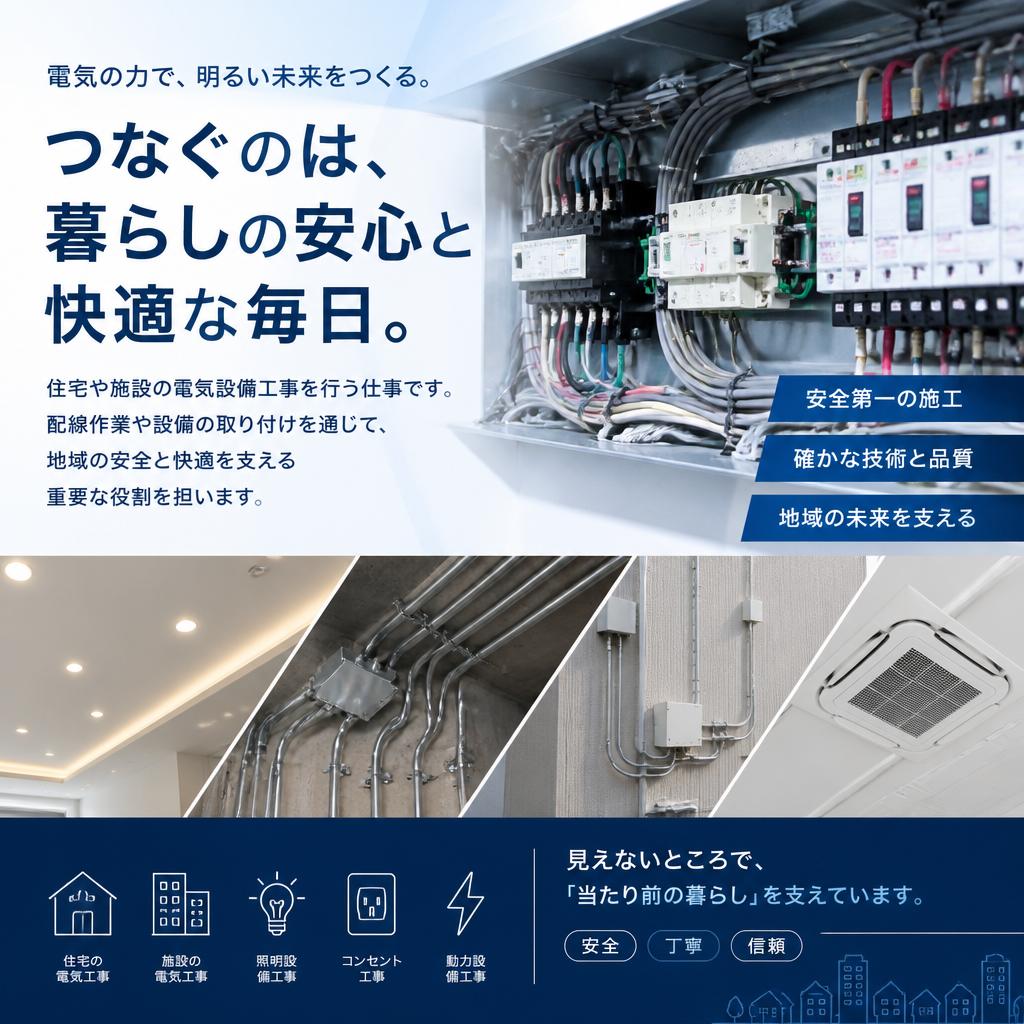 電気工事業の仕事内容