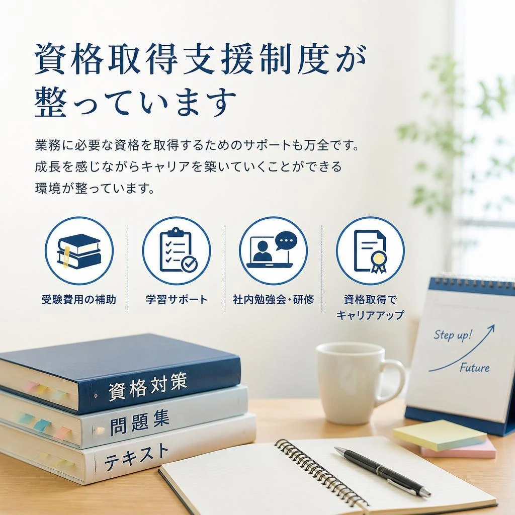 取得支援でスキルを磨く