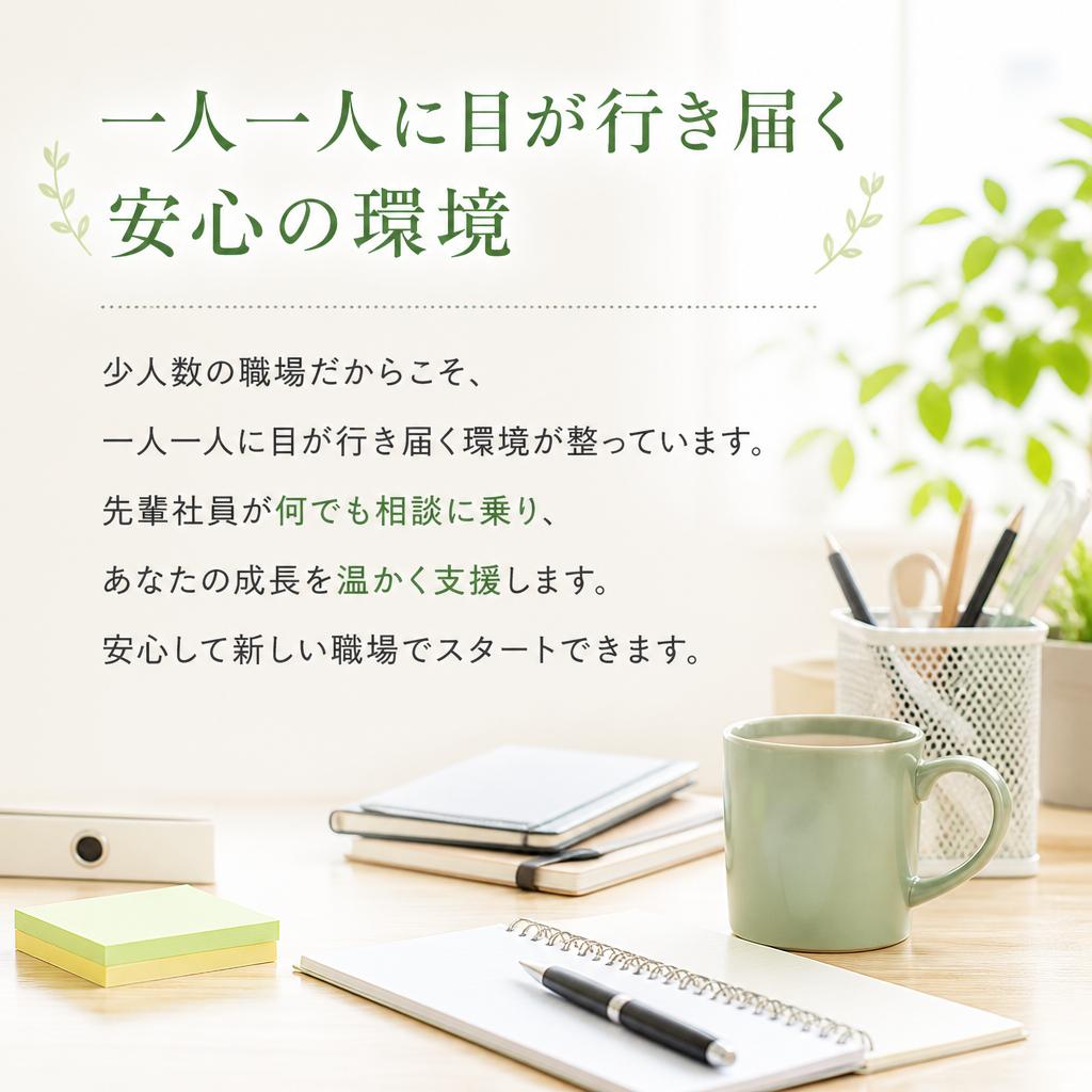 先輩社員のサポートが心強い!