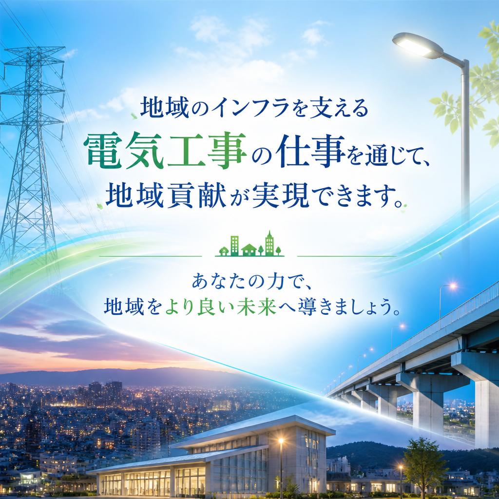 地域に根ざした仕事で貢献！