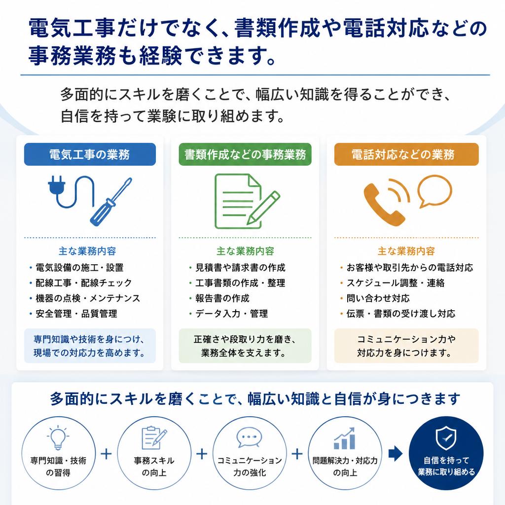 多様な業務経験