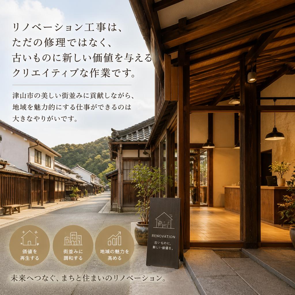 津山市でのリノベーション工事の魅力