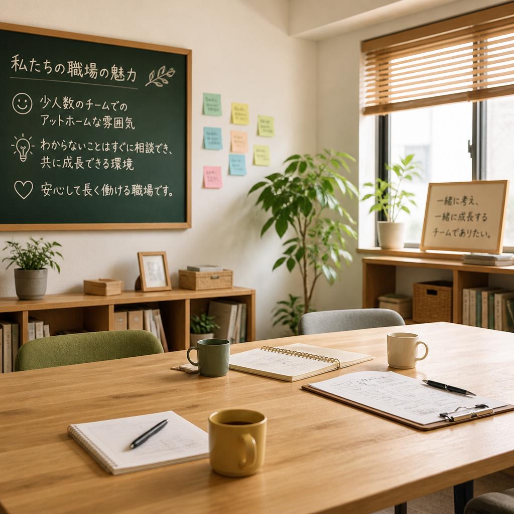 職場の魅力と社内環境