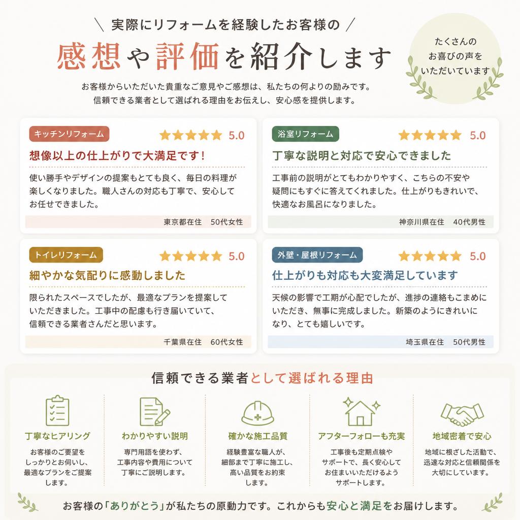 お客様の声