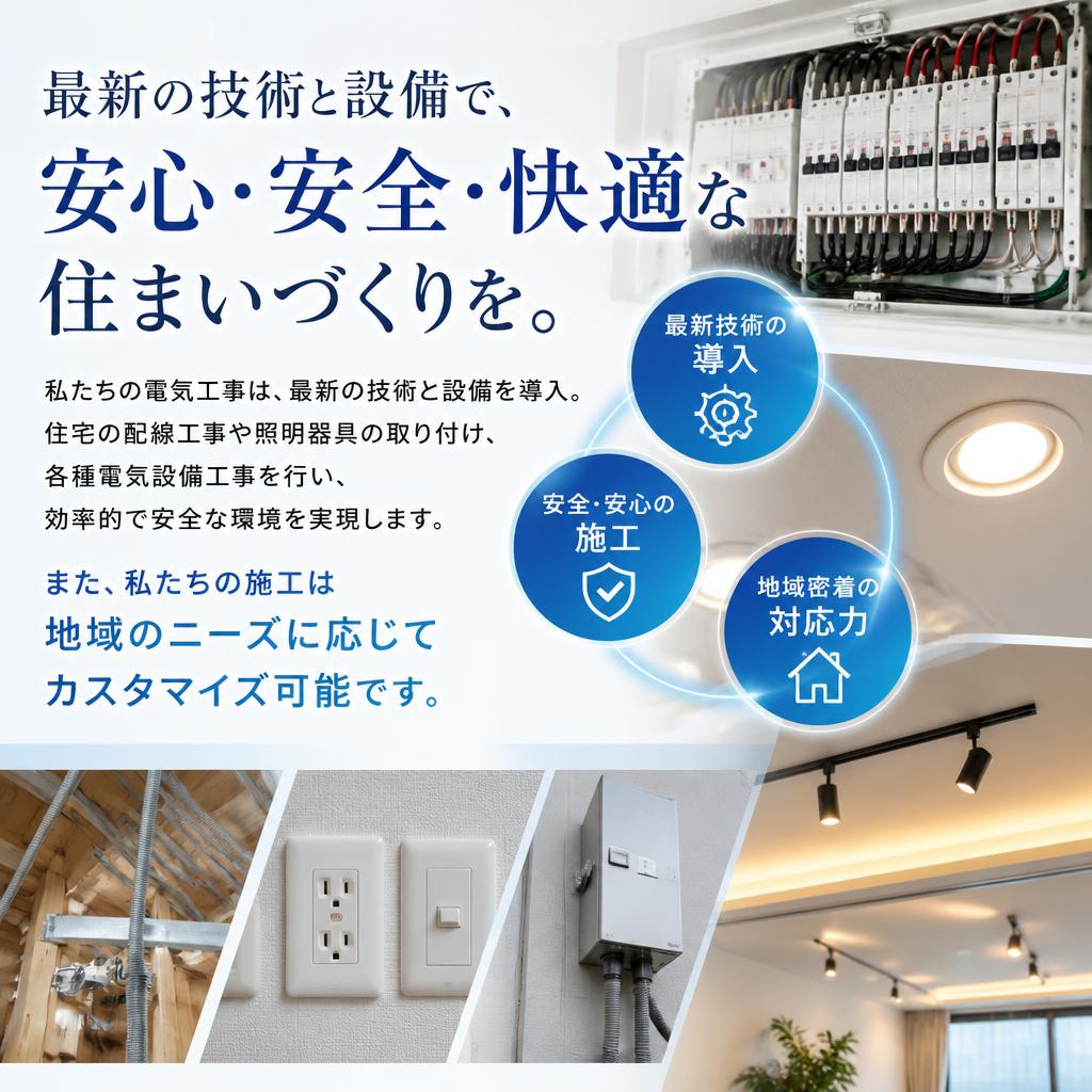 最新の電気工事について