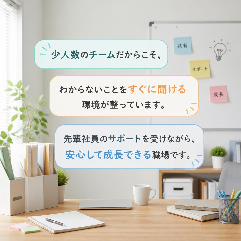 チームとしてのサポート体制
