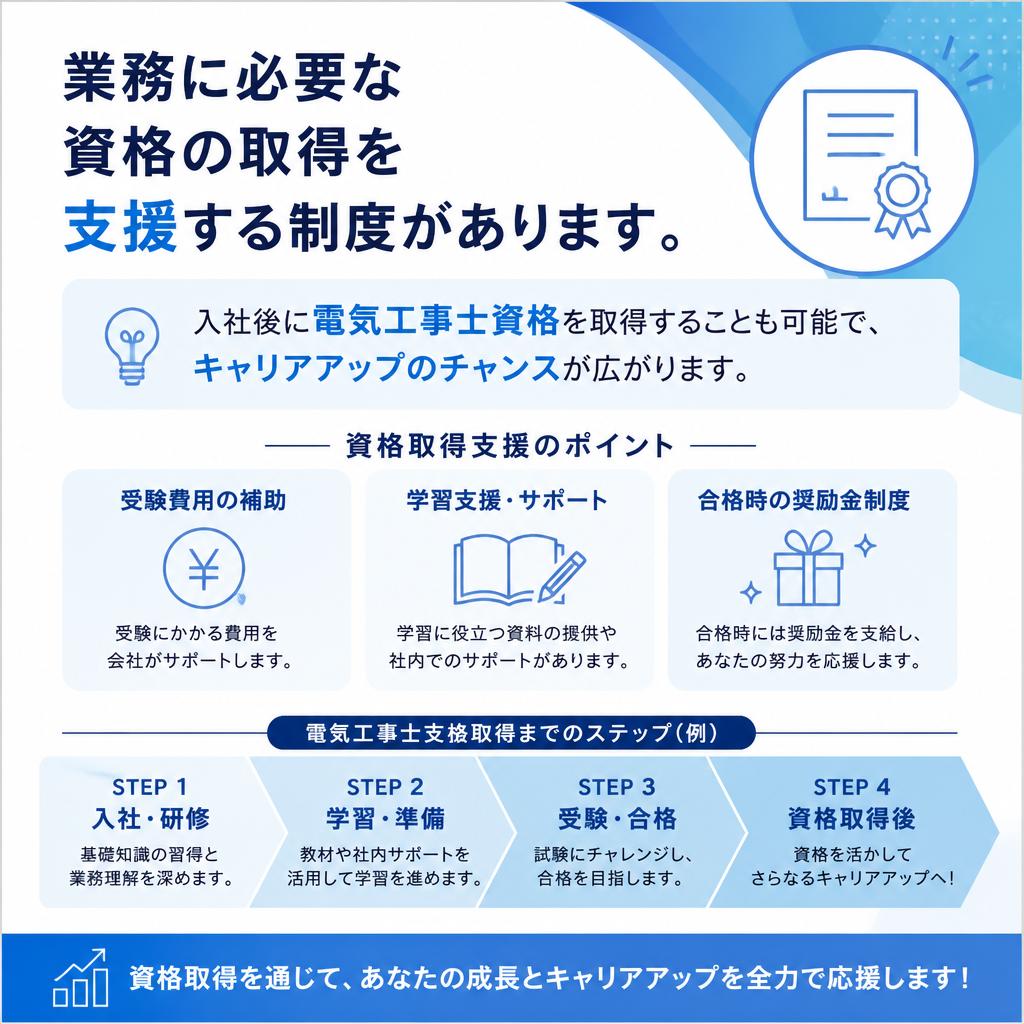 資格取得支援であなたのキャリアをサポート