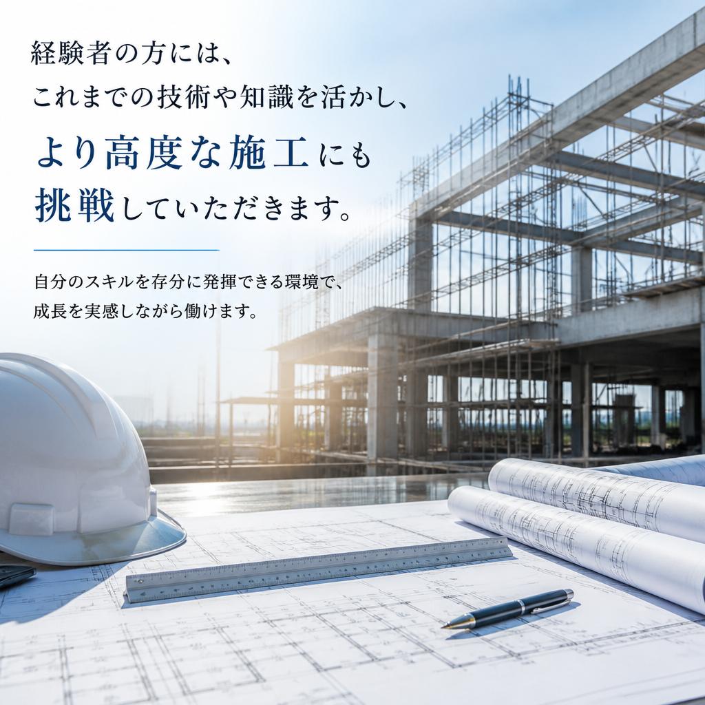 経験者は即戦力として活躍