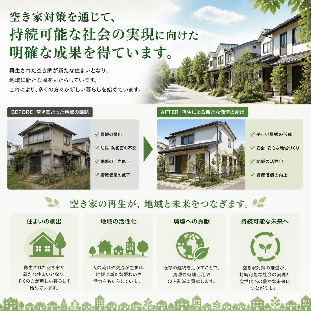持続可能な社会に向けた取り組みの成果