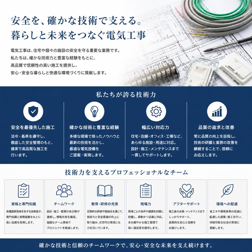 求められる高い技術力