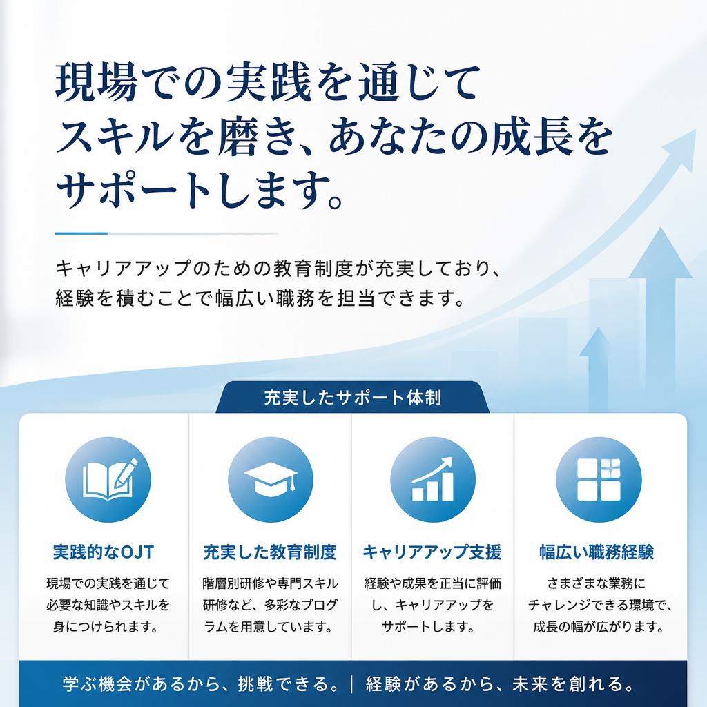 キャリアアップを支援する教育制度