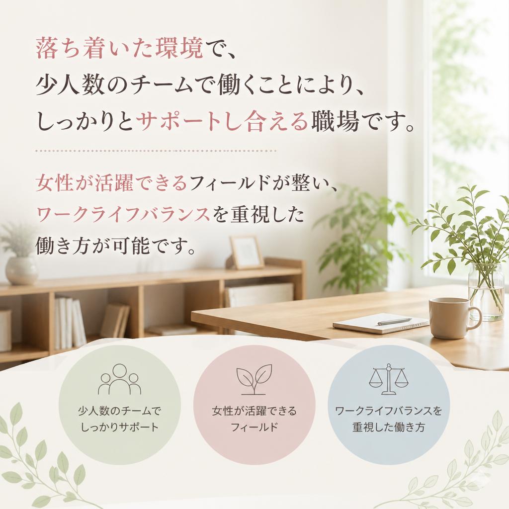 充実した職場環境