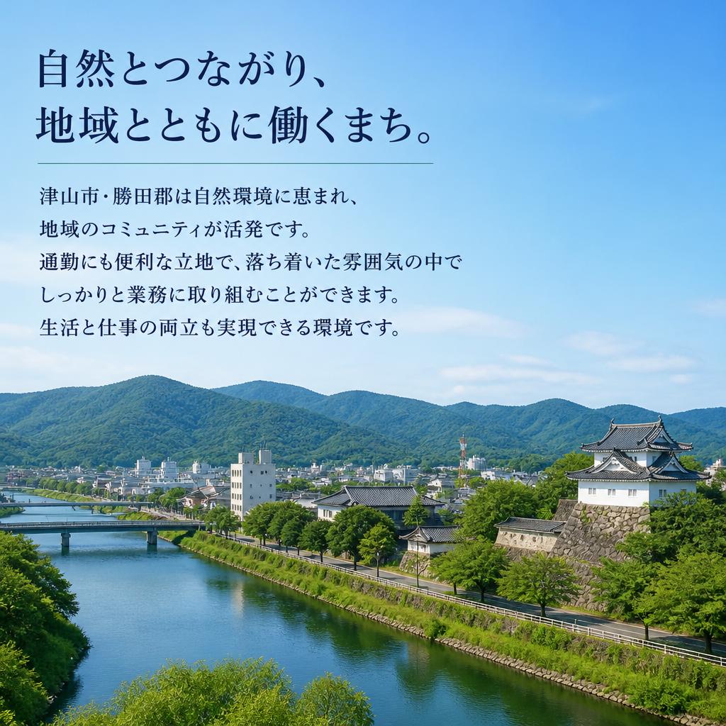 津山市・勝田郡での働きやすさ