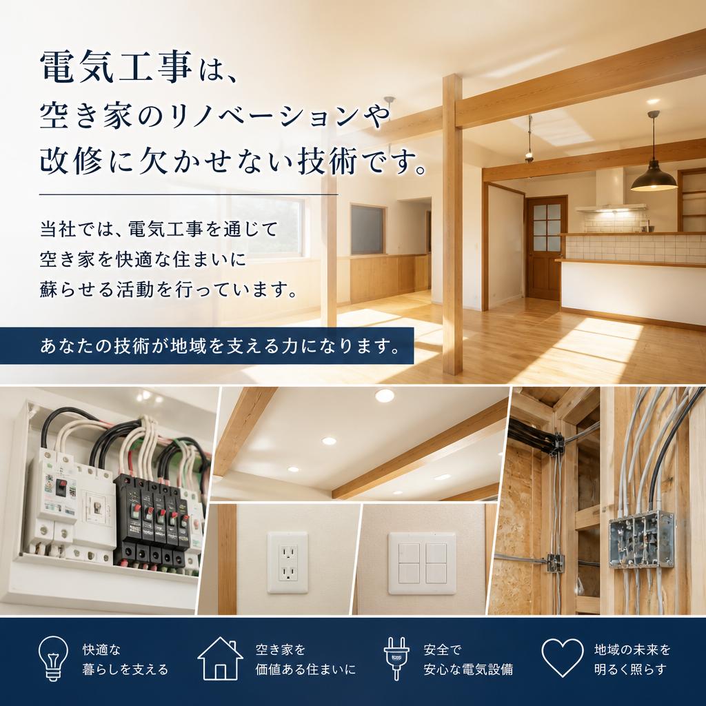 電気工事業の役割