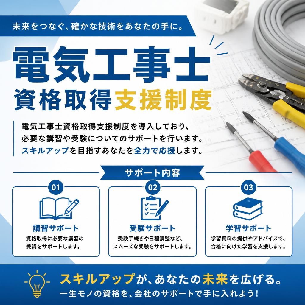資格取得支援でさらなる成長を