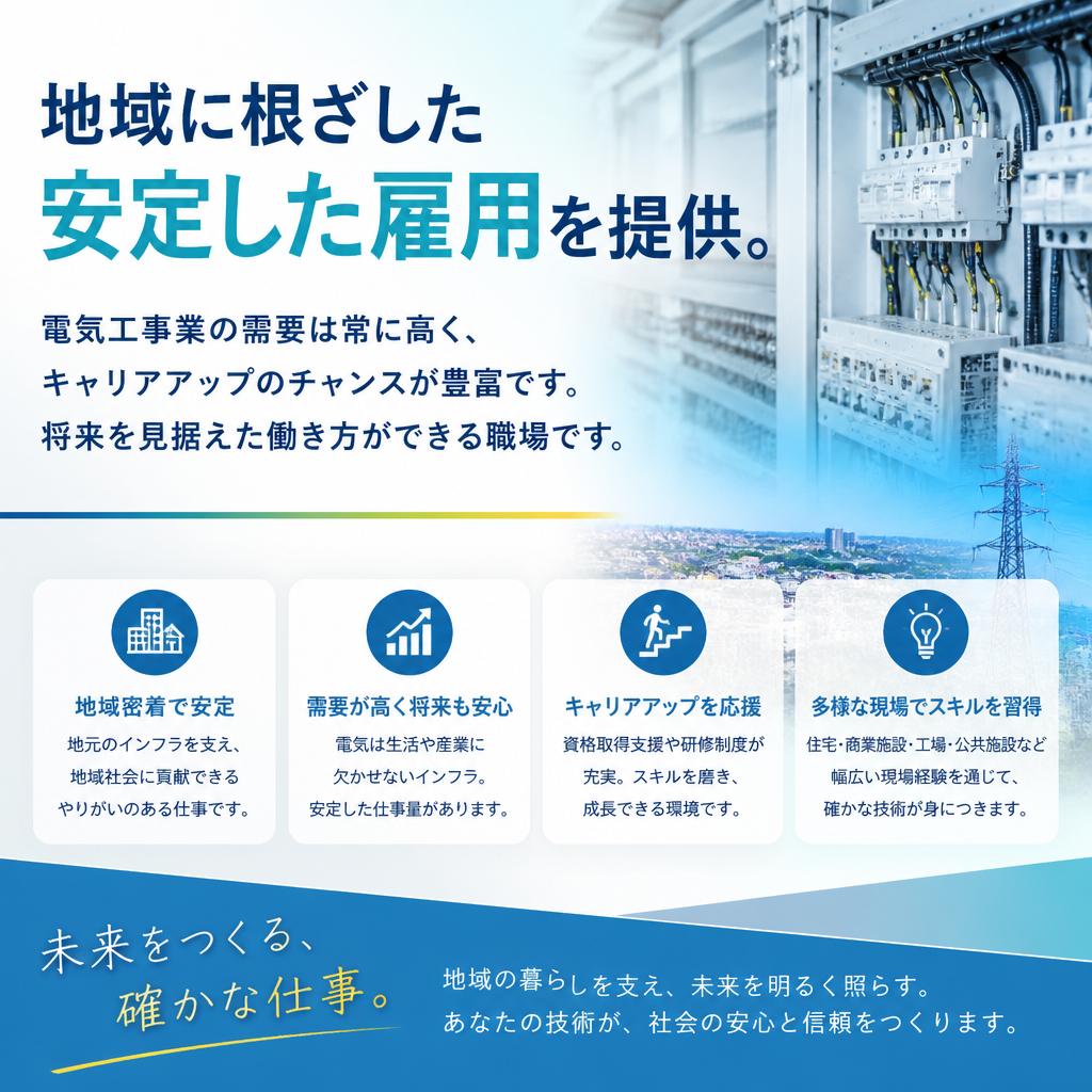 安定した雇用機会とキャリアアップ